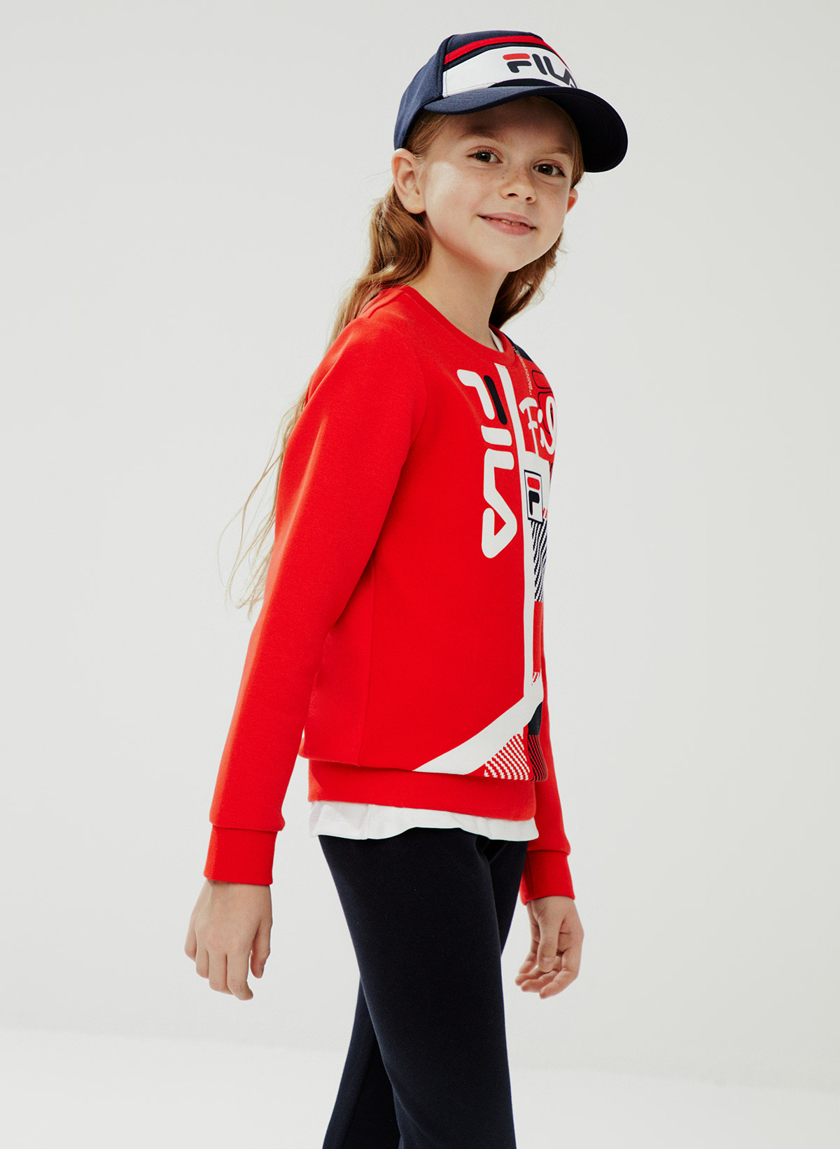 女中大童儿童套头卫衣